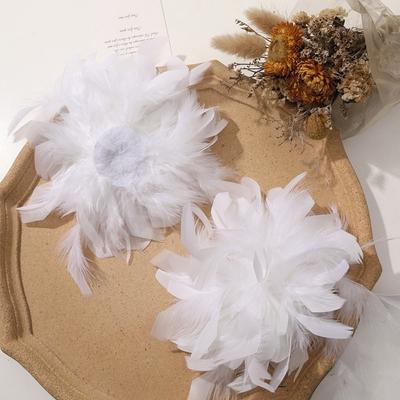 17cm Large Artificial Flower for Brooch DIY Jewelry Luxury Style Simulated Flower Brooch Accessories Hair Accessories