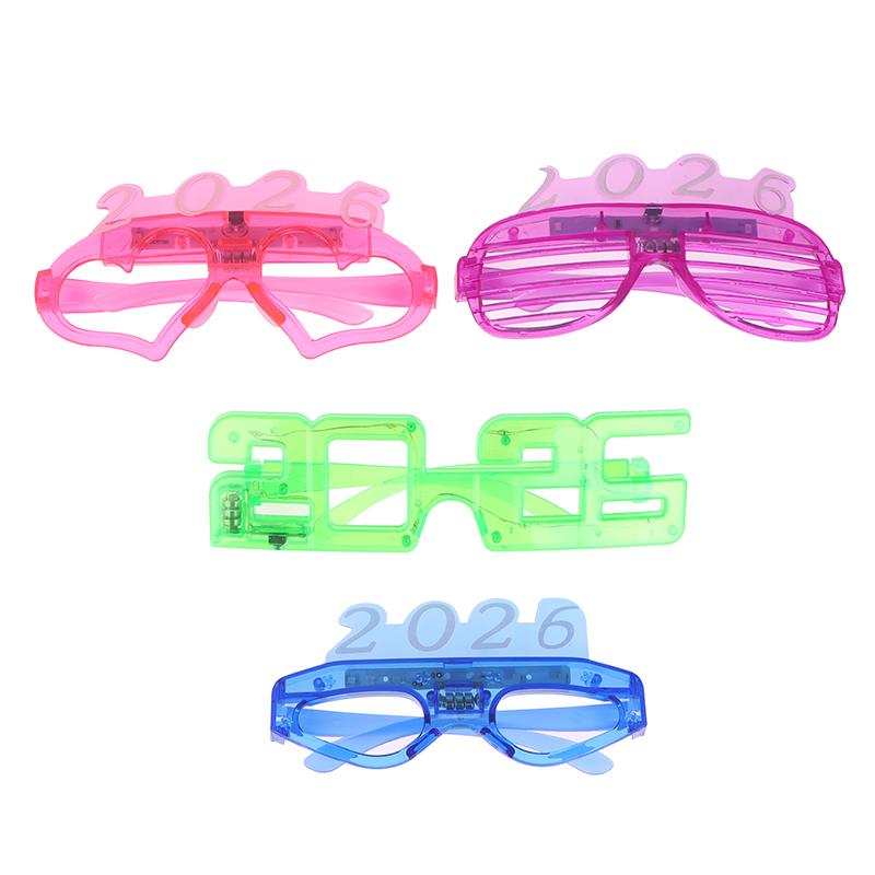 2026 Light Up Led Glasses Random Color Glow Glasses Glow In The Dark Party Supplies Neon Party Favors For Kids Adults