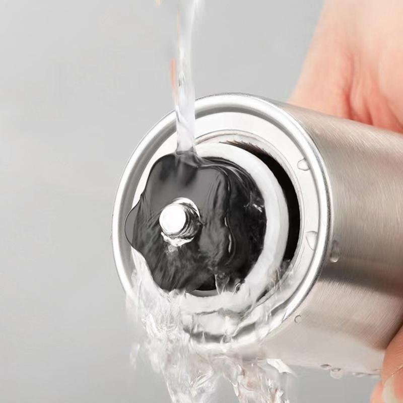 Edelstahl Zuhause Tragbare Manuelle Kaffeemühle Handkaffeemühle mit Keramikmahlwerk Einstellbare Einstellungen Tragbare Handkurbelwerkzeuge