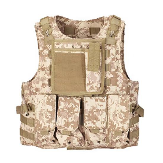 Tactisch Vest voor Kinderen Multi-Pocket Verstelbaar Canvas Vest Outdoor Gevechtsvest voor Jongens Meisjes Rollenspel Jachtspel