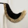 2Pcs/set Animal Fursuit Ears Tail Halloween Party Cosplay Headwear Plush Beast Wolf Tails Fox Ears Hair Band Furry Dog COS Tail