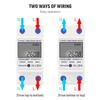 Digital Electric Energy Meter Single Phase DIN Rail Electricity Meter One Phase Two Wire