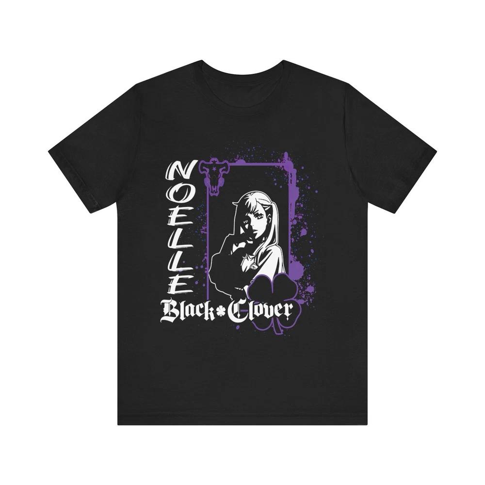 Anime Black Clover Noelle T Shirt Size S 4xl Black Size S 4xl S