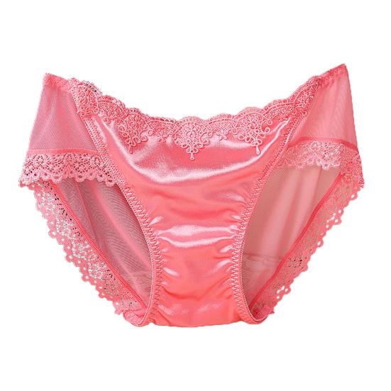 Dámské kalhotky Trendy Sexy Perspektiva Tenké Pohodlné Uvnitř Nošení Nylonová Krajka Šití Dámské Kalhotky Doplňky na spaní