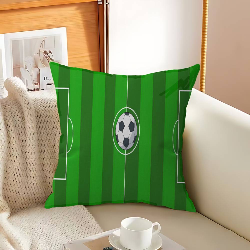 Cartoon Football Field Pillow Gift Home Office Decoration Pillow Bedroom Sofa Car Cushion CoverPillow Case