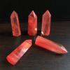 Pretty Red Rare Quartz Crystal Single Terminated Wand Healing Specimen Decor