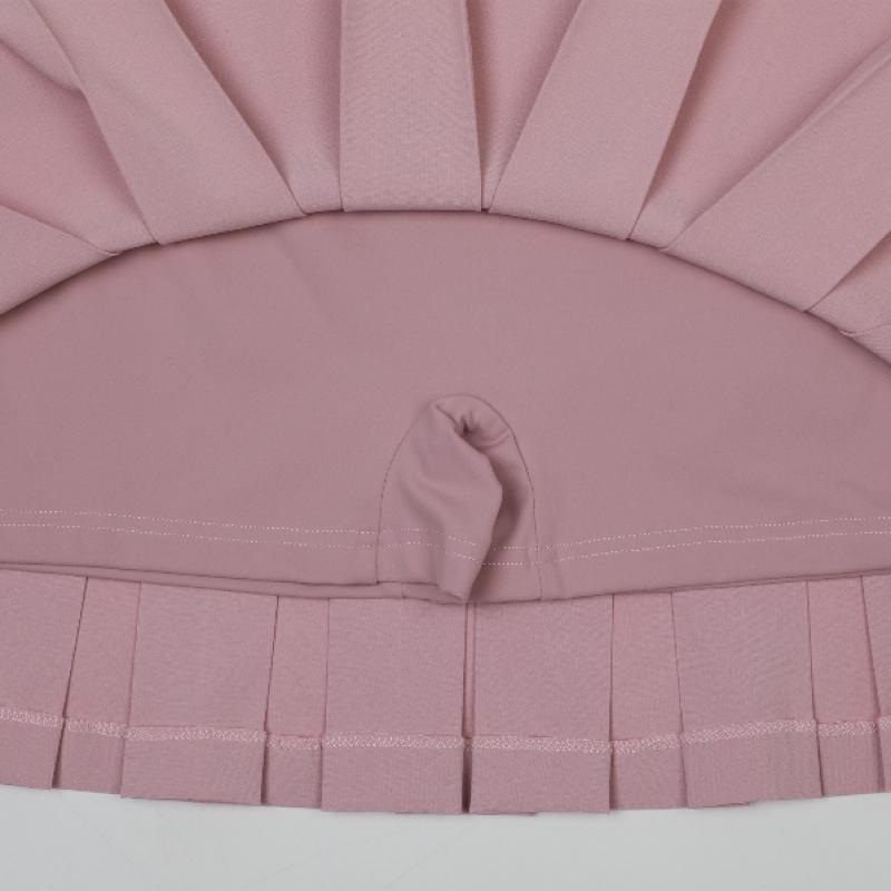 Playboo Airy Inverted Pleats Skirt W Inner Pants