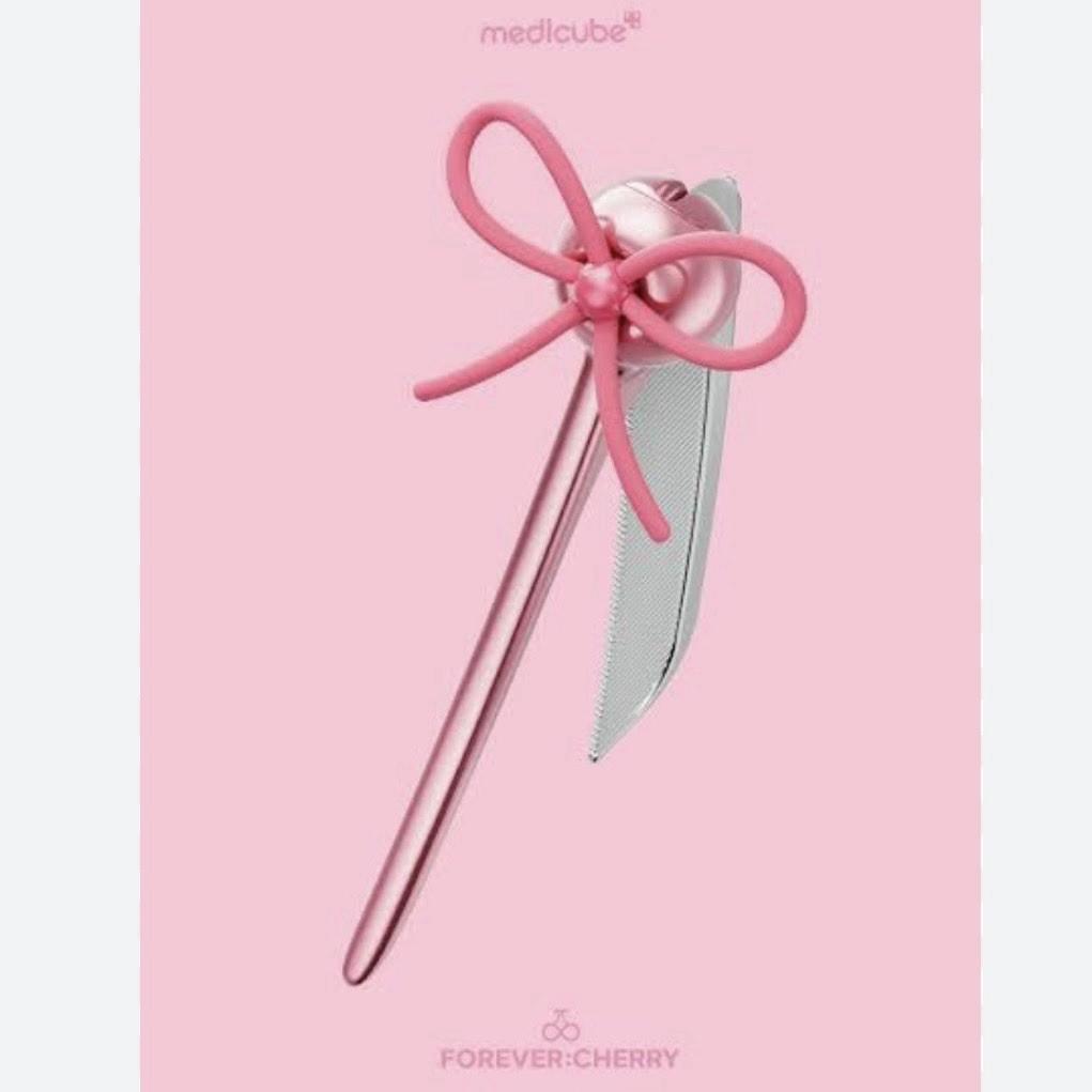 MEDICUBE x FOREVER CHERRY Pente Escova de Cabelo Conjunto de 2 Peças Wonyoung Balletcore pinkpink