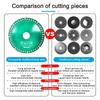 Multifunctional Composite Angle Grinder Brazing Cut Blade Dry Slicing Ceramic Tile Rock Plate Marble Iron Sheet Saw Blade Tool