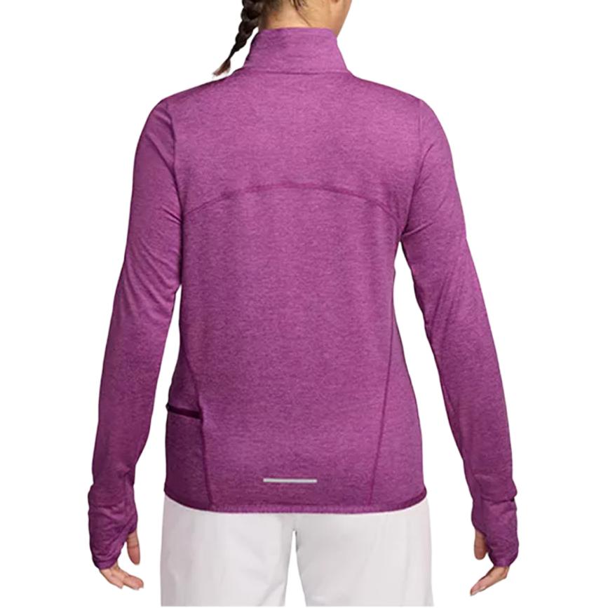 Nike Logo Print Stand Collar Pullover Long Sleeve T-Shirt Women Tops Rose FB4317518