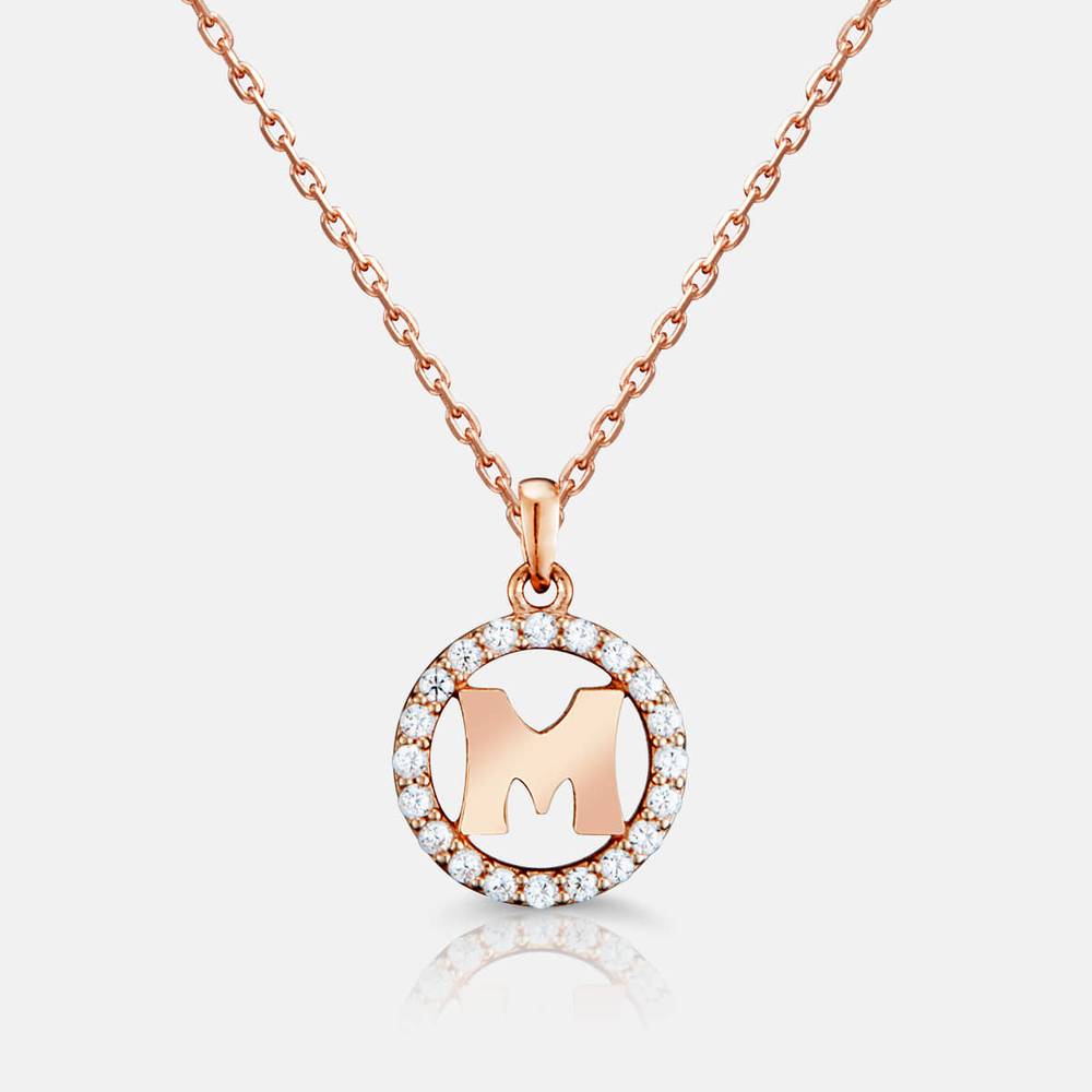Tuberare Rose Silver Necklace A201Sn9105Rpa 42Cm