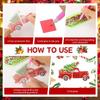 12pcs/Set DIY Diamond Painting Christmas Keychains Double Sided Crystal Rhinestones Key Chains Diamond Art Christmas Ornaments