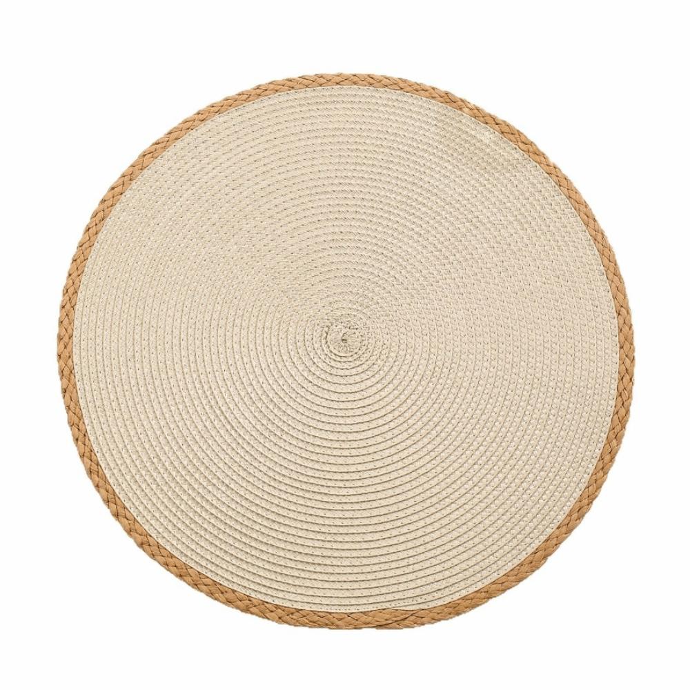 Middle East Style Woven Placemat Heat Insulation Round Dining Mat  Kitchen Supplies