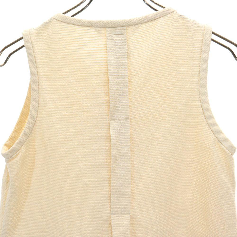 S Max Mara No Sleeve One Piece 42 Beige Women Used