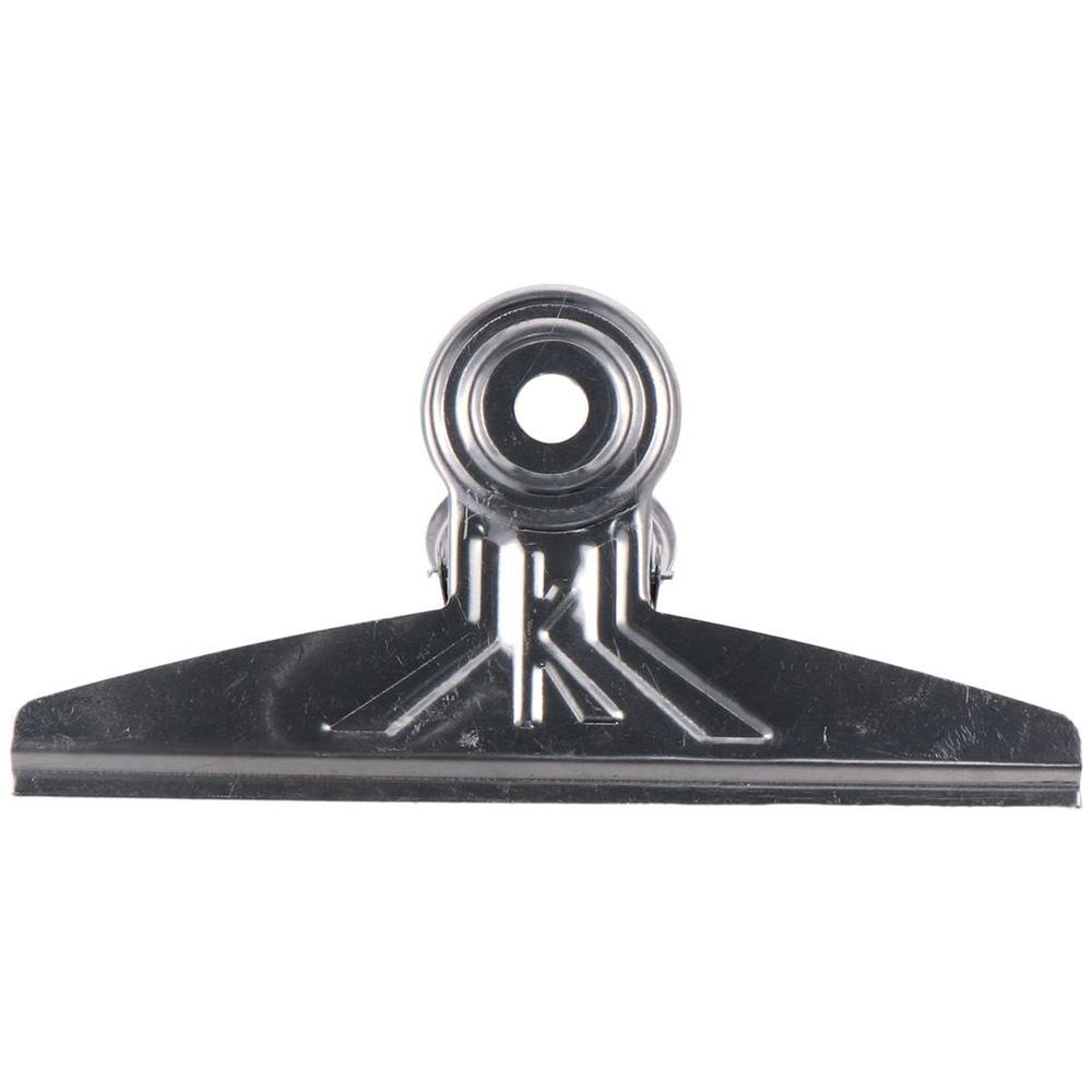2 PCS Stainless Steel Bull Binder 20cm Paper Clip Extra Paper Clips Bulldog Clips  Office