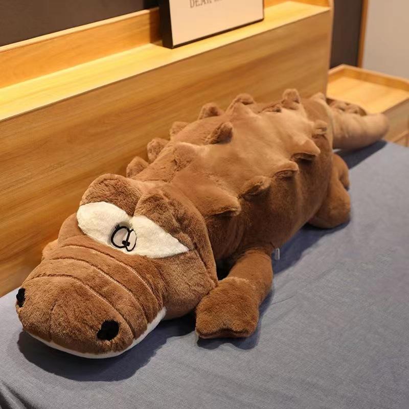 Pluszowa zabawka krokodyl lalka w dużym rozmiarze długa lalka lalka do spania poduszka prezent urodzinowy lalka rok smoka