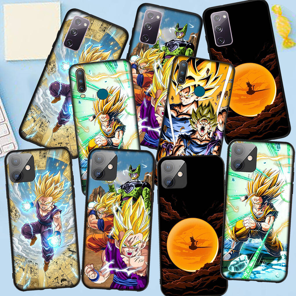 Phone Case for iPhone 17 15 16 Plus Redmi Note 14 12 11 13 Pro Max Huawei P30 P20 Lite OPPO A60 A80 A38 A54 Comics Dragon Son Gohan Gokus Ball Cover