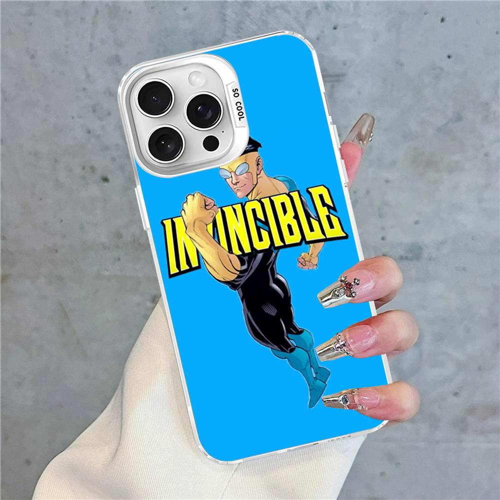 

Мультяшный Популярный Аниме I-invincibleS Чехол Для Телефона Для IPhone 17 16 15 14 13 12 Pro Матовый Ударопрочный Задний Защита От Падения Матовый Чехол iPhone 12pro max