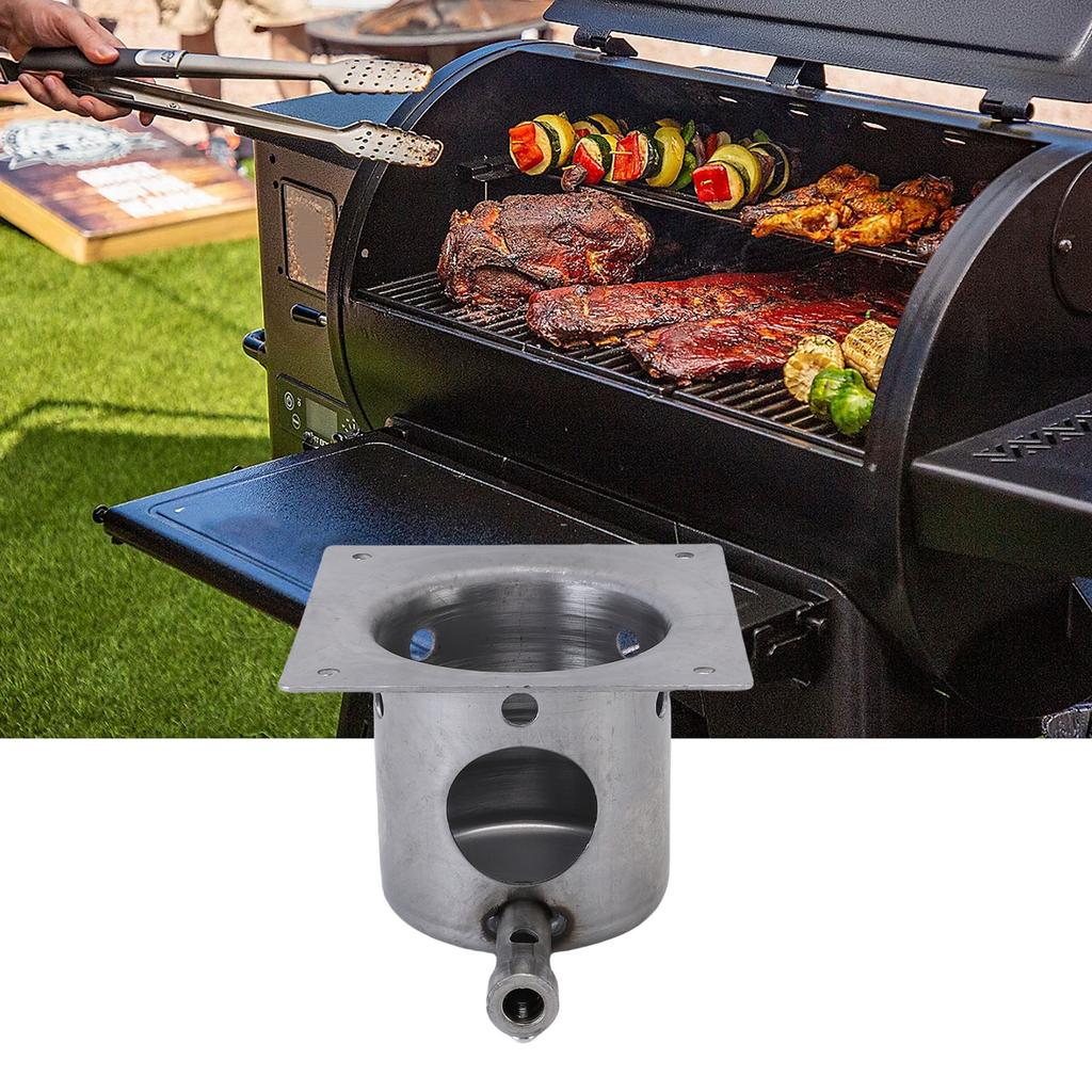 Burn Pot Set, Sturdy Stainless Steel Material Sy To Install Compact and User Friendly   Ignitor Kit with Screws for TrNaAeger   Grill