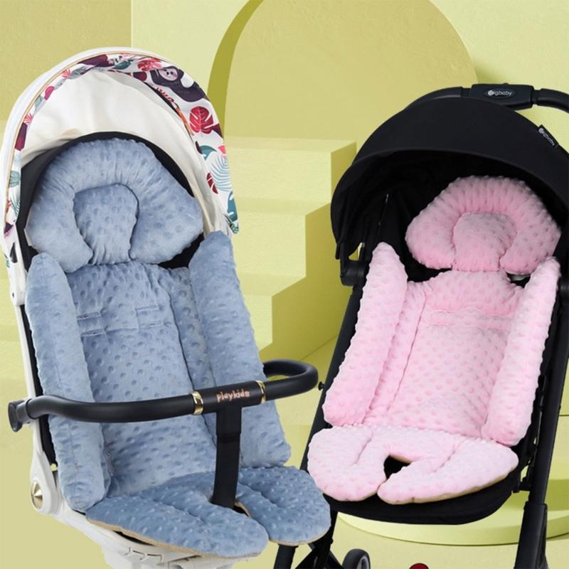 Stroller Seat Liners Baby Stroller Cushion Soft Baby Seat Pad Comfortable Baby Pram Carriage Cushion Non Slip Cushion
