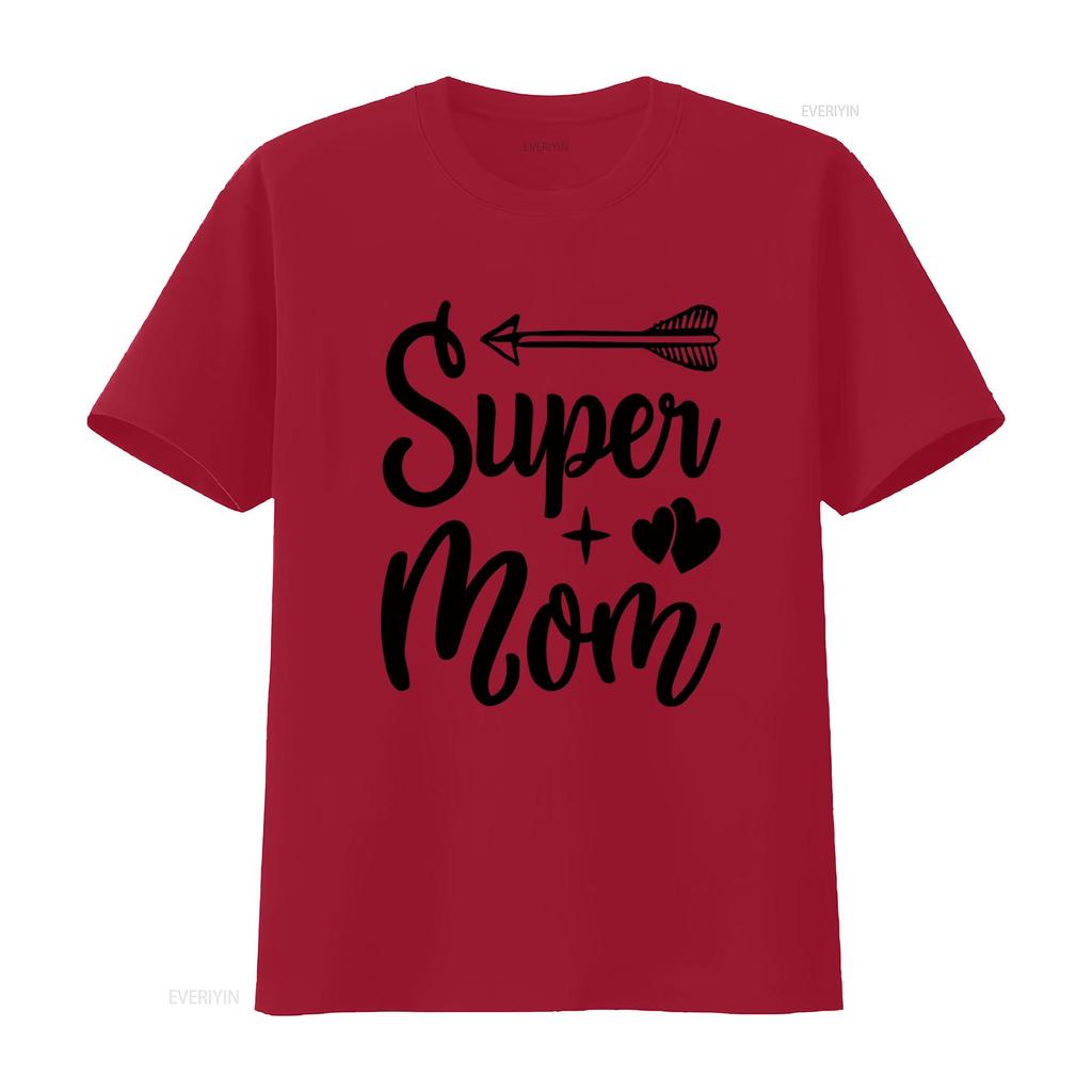 Womens Super Mom Hero Mother Family T Shirt Black 2XL Vintage Washed Soft Fashion Comfortable Graphic Casual Stylish Slightly