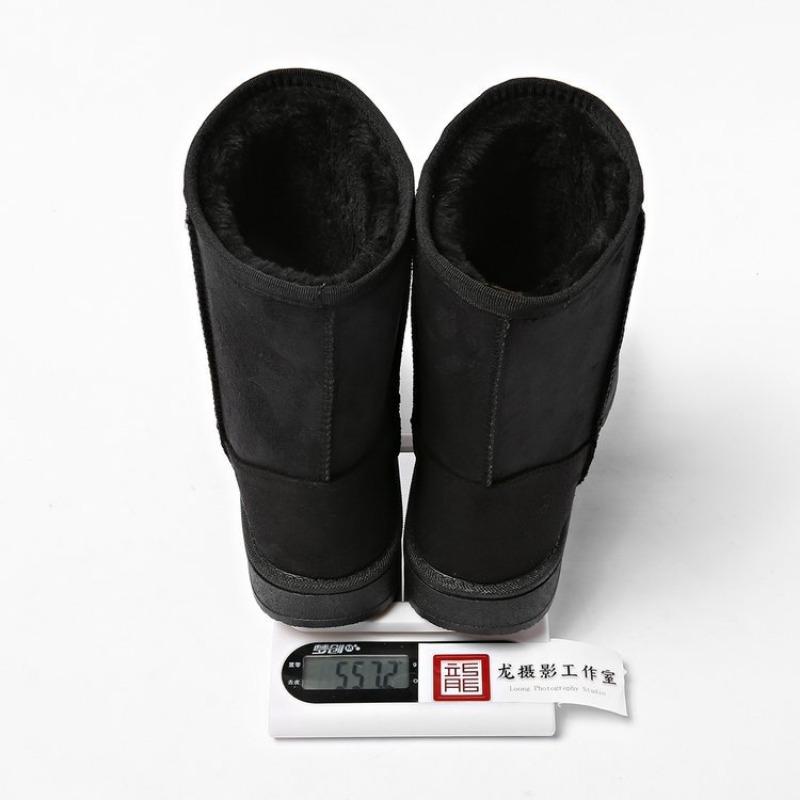 Tall Snow Boots Women's Winter Fleece High Top Warm Cotton Shoes Fleece Cotton Boots