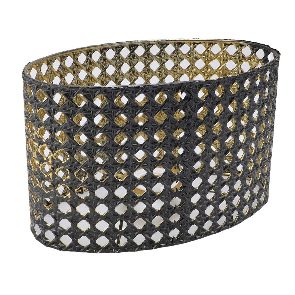 Lamp Shade Oval Shaped Metal Decorative Hollow Out Lampshade for E27 E14 Table Lamp Floor Lamp