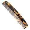 GB KENT Royal Warrant Handmade Pocket Comb 136mm Fine Tooth Static Free Leopard Color