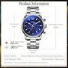 Creative Meteorite Dial Mechanical Watch Moon Phase Window Week Month Calendar Display Men's Waterproof Luminous Mechanical Watch