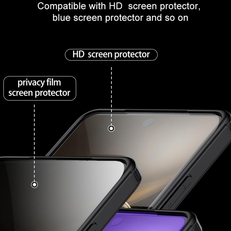 For vivo X100s 5G Case Hard PC Soft TPU Dual-Layer Phone Cover