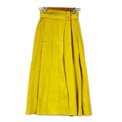 UNTITLED Plain Long Skirt Yellow Women M Used