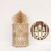 Wooden Lantern with LED Night Light 2 AAA Battery Powered