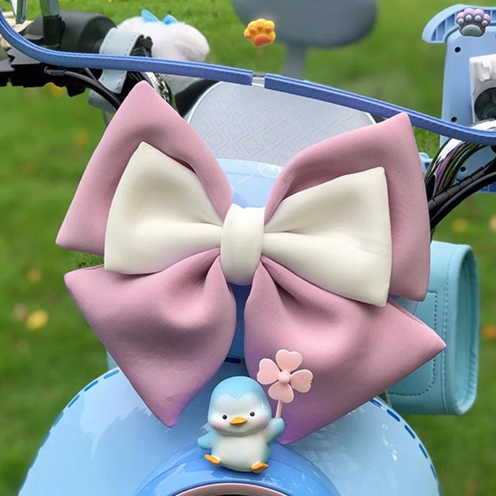 Motorcycle Helmet Bow Decoration Electric Bike Helmet Cup Women Type Accessories Body Car For G M4G5