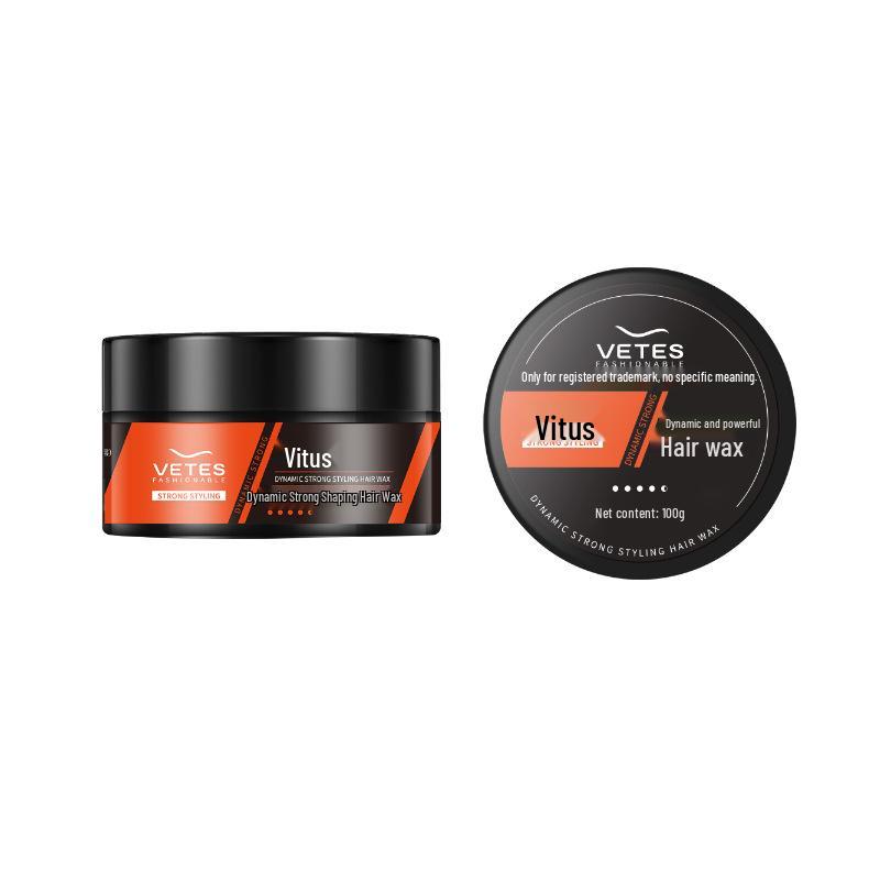 Vitess Fresh Scent Men's Hair Wax - Long-Lasting Hold Clay Pomade for Natural, Fluffy Styling