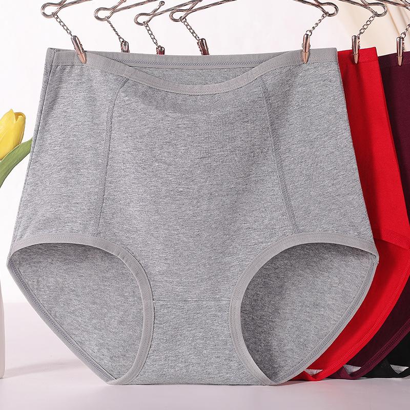 Braguitas Rojas de Cintura Alta para Mujer Año de Nacimiento Madre de Mediana Edad Mediana Edad y Anciana Talla Grande