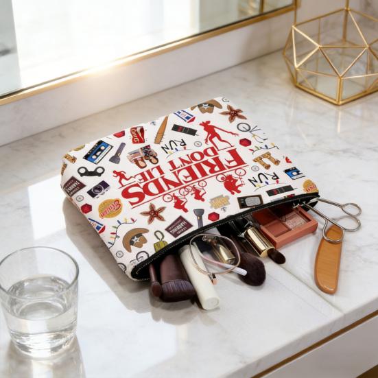 Vriendschap Make-up Tas Cadeaus Inspirerende Quote Make-up Pouch Vrouwen Make-up Organizer Etui Vriendschapscadeau voor BFF Zus Beste Vriendin