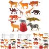 Animal Scene Decor Pvc Static Models Jungle Creatures For Childrens Play Area