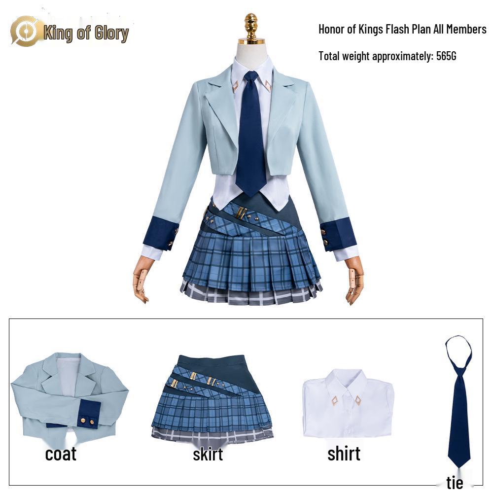

Honor of Kings Sparkle Plan Girl Cosplay Costume – Anime Game Performance Outfit XL