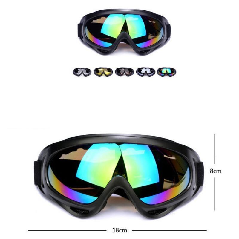 Dustproof Windproof Motocross Men Women Glasses Adjustable Motorcycle Goggles Breathable Full Face Protective Eyeglasses