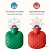 Winter Mini Plush Hot Water Bottle Hand Warmer, Explosion-Proof, Anti-Scald, Small Size for Women