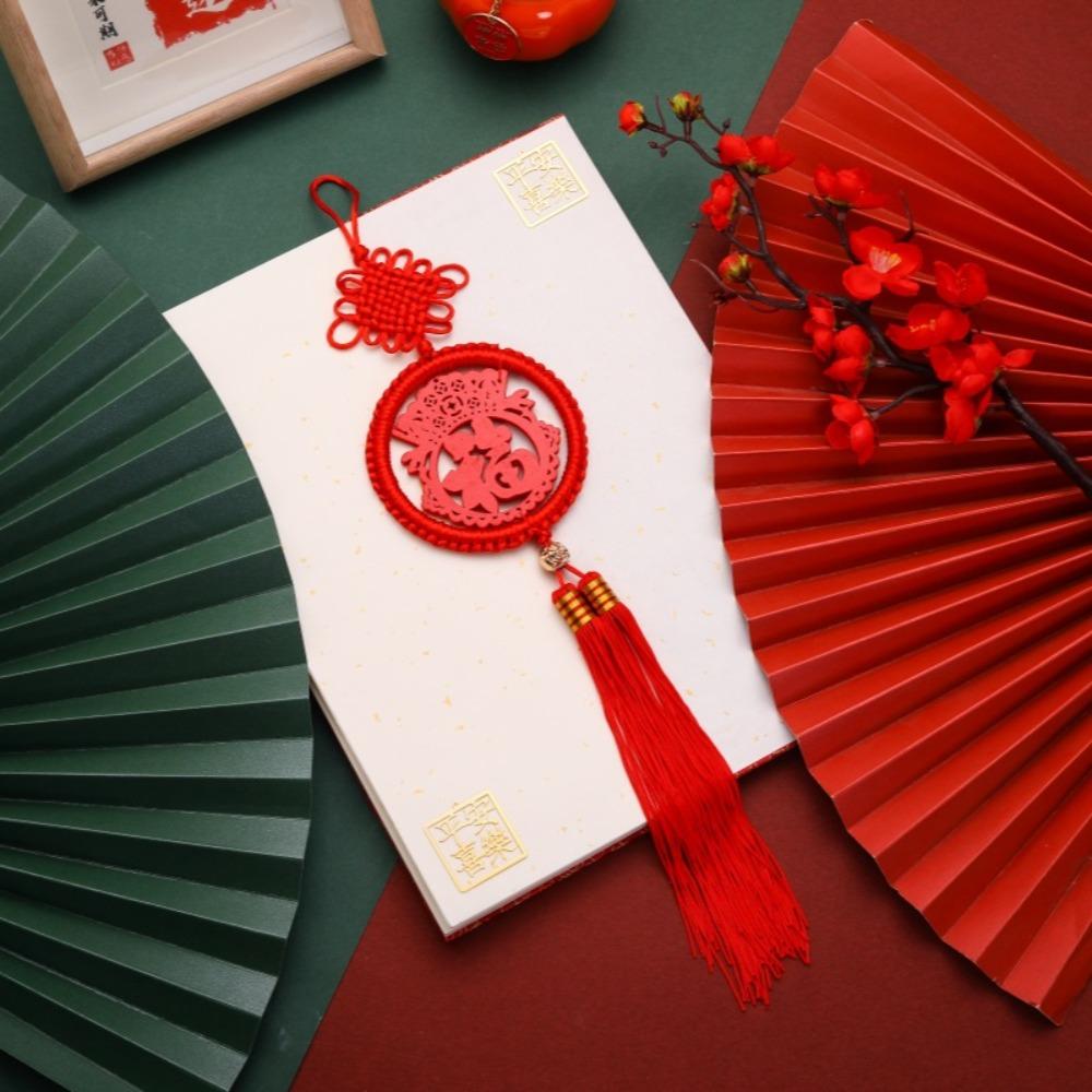 Traditional Chinese Knot Pendant Reusable New Year Ornament  Christmas