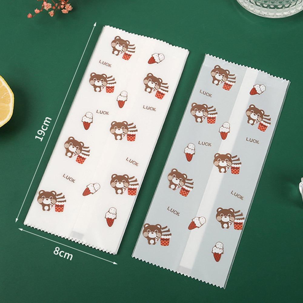 Homemade Packaging Bag 100Pcs Protective Cover Cute Ice Cream Bags  Ice Popsicle