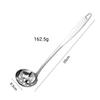 Modern Cooking Stainless Steel Soup Ladle With Long Handle For Hot Pot And Cooking