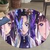1Pc Fantasy Swordsmanship Flannel Round Rug Soft Non Slip Circular Office Carpet Floor Mat Bedroom Living Room Xmas Gift S1803
