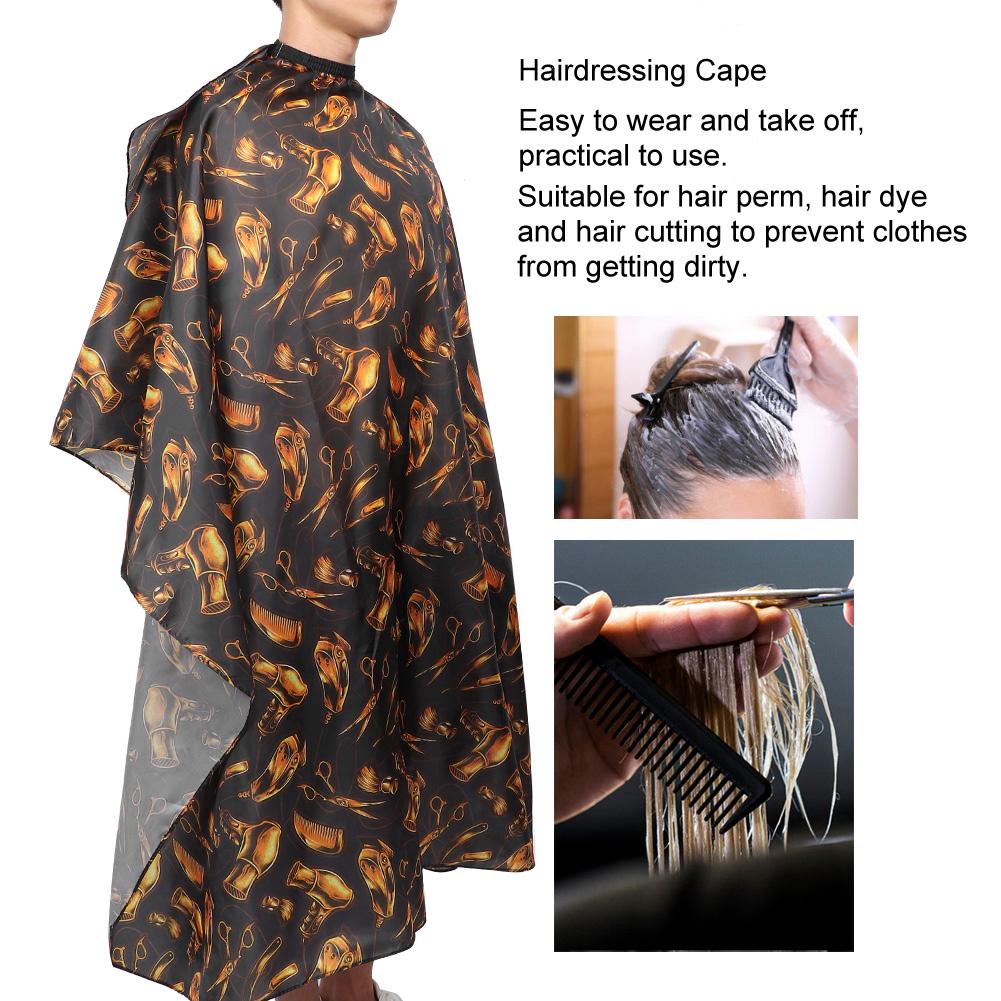 Stilvolles Muster Haarschneideumhang Tuch Wasserdichte Friseurschürze Friseursalon Zubehör