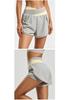 Women's Color-Block High-Waisted Quick-Dry Yoga and Running Shorts - Nude Feel, Anti-Exposure Design for Summer