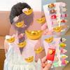 10Pcs Hair Accessory Cute Mini Ice Cream Transparent Funny Hair Clip For Women Bangs And Hair Tidying Duckbill Clip
