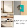 Adjustable Door Hinge Fixing Tool with Magnetic Backing Prevents Shifting 2mm Gaps Alignment for Home Improvement Use