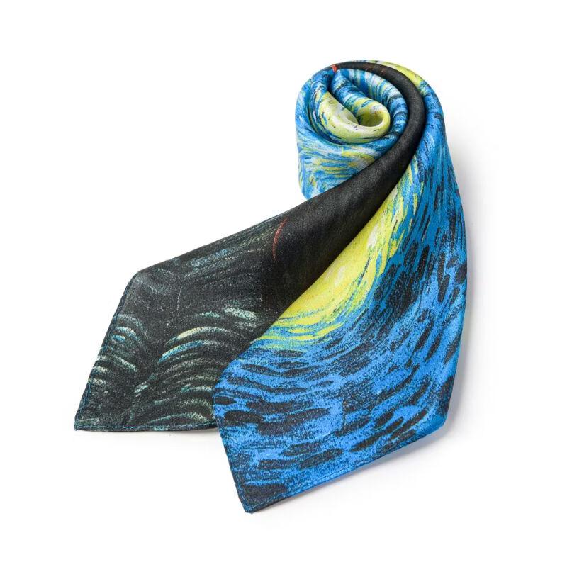 TXRMDX Van Gogh s Starry Night Silk Scarf One Size