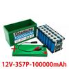 100New 12V 3S7P Lithium Ion Battery100Ah Is Suitable for Outdoor Lighting of Agricultural Sprayer Sound Reserve Battery+ Charger